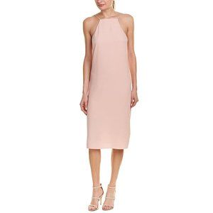 Sam Edelman Women's High Neck Straight Midi, Blush, 12